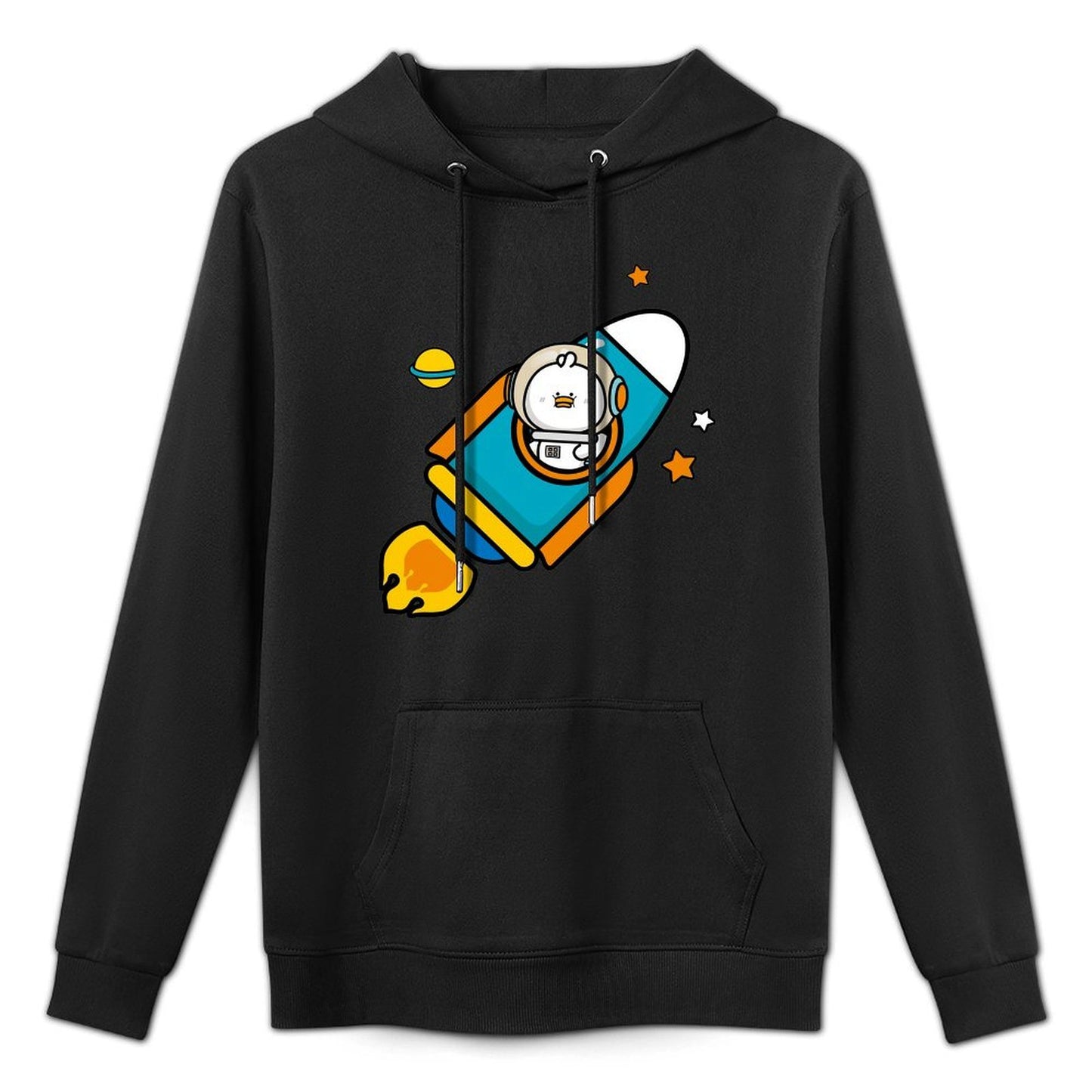 Midweight Refined Front Graphic Hoodies