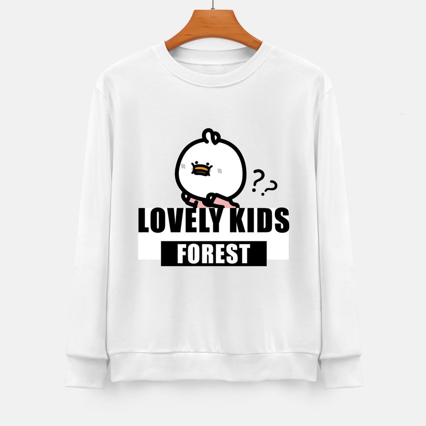 Front Patterned Long Sleeve TopMinimal EverydayFit