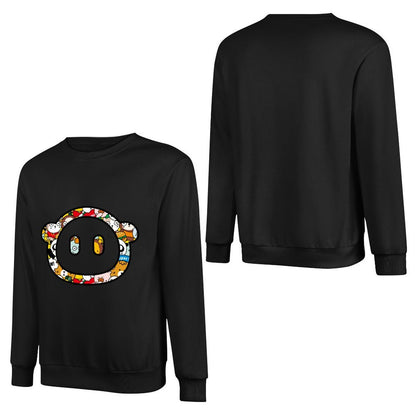 Front Patterned Long Sleeve TopBatch-Printed Moisture-Wicking