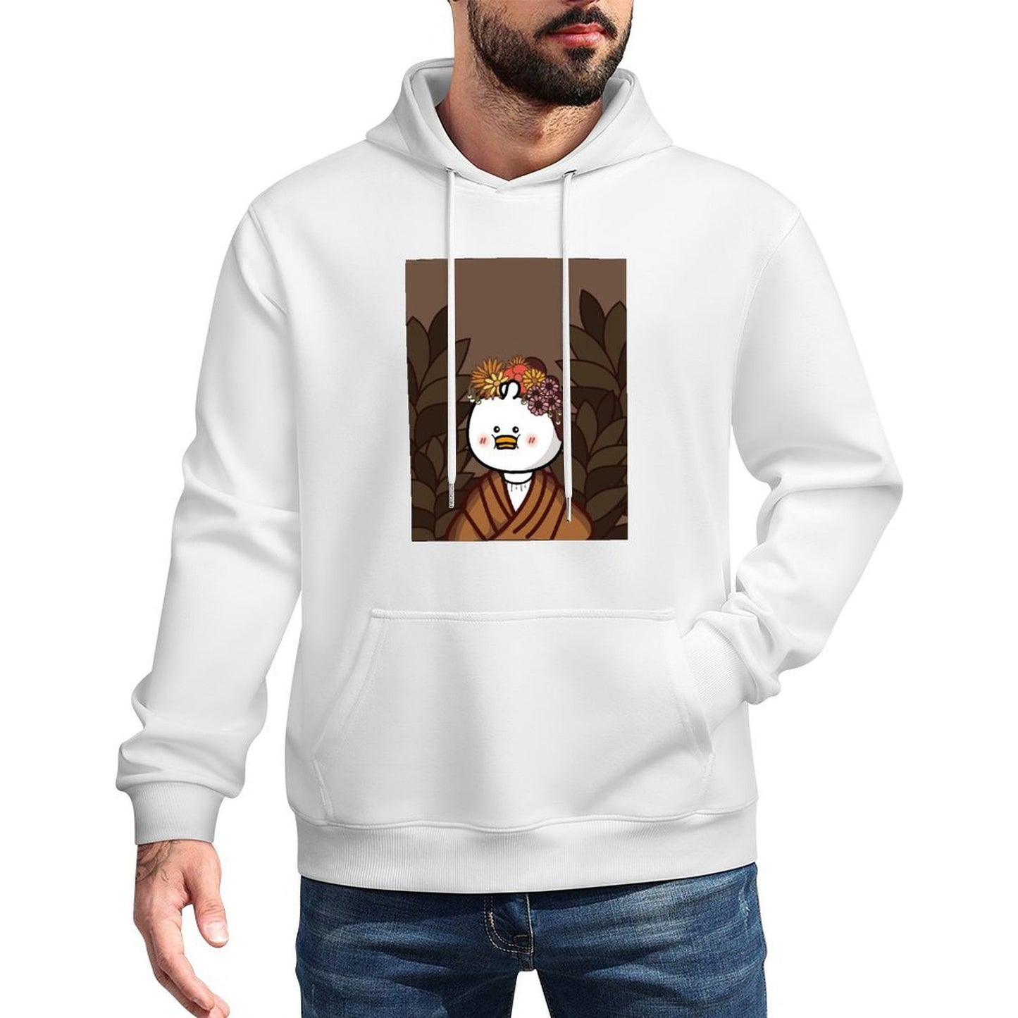 RelaxFit Print-Ready Front Graphic Hoodies