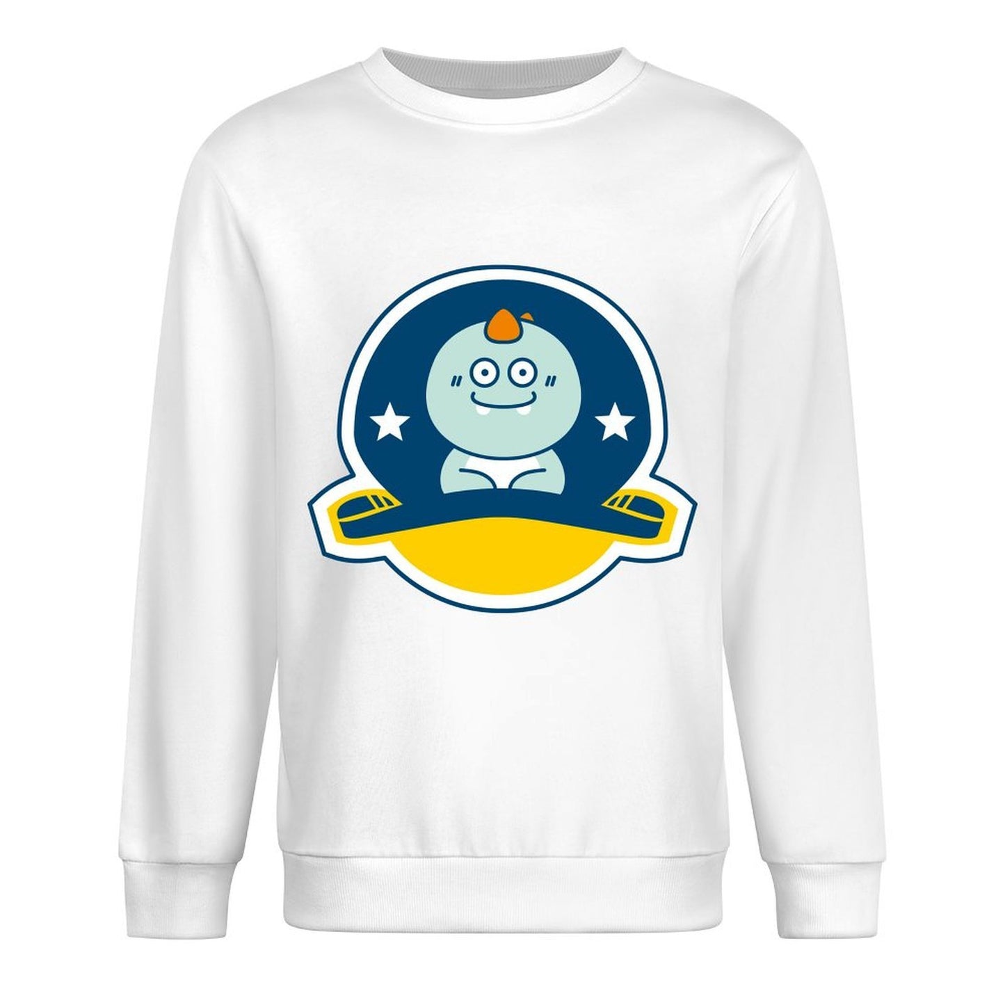 Front Patterned Long Sleeve TopStandard Bold