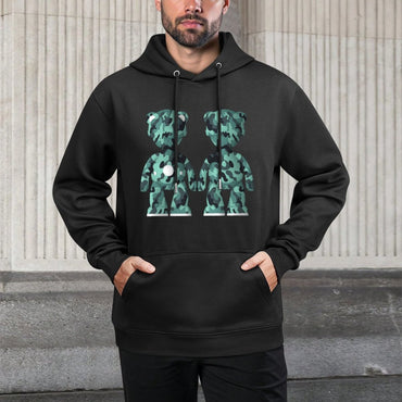 IPIB 250g Hooded Pocket Sweatshirt Front GraphicMen's Hooded  Sweatshirt6000090-5