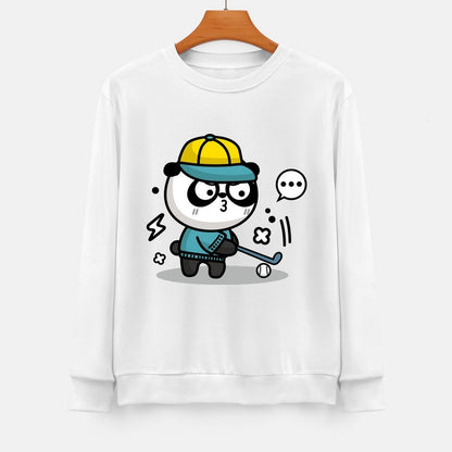 Front Patterned Long Sleeve TopRegular Batch-Printed