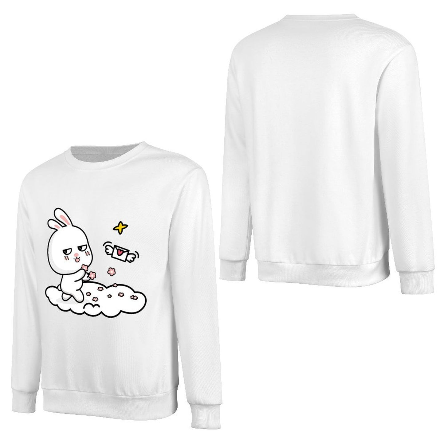 Front Patterned Long Sleeve TopSmooth EverydayTee