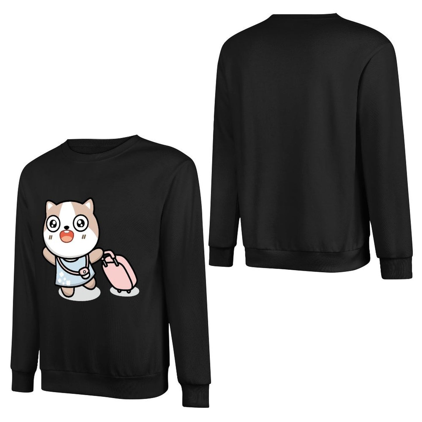 Front Patterned Long Sleeve TopClean ActiveWear