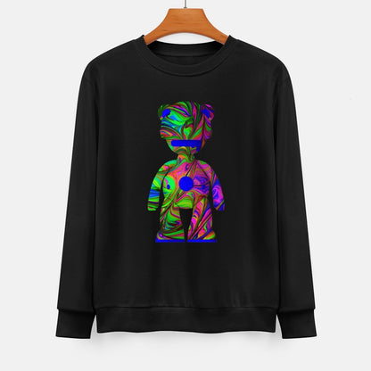 Long Sleeve With Front PatternCrisp Print Heat-Transfer