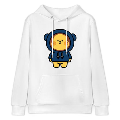 Softstyle Solid Front Graphic Hoodies