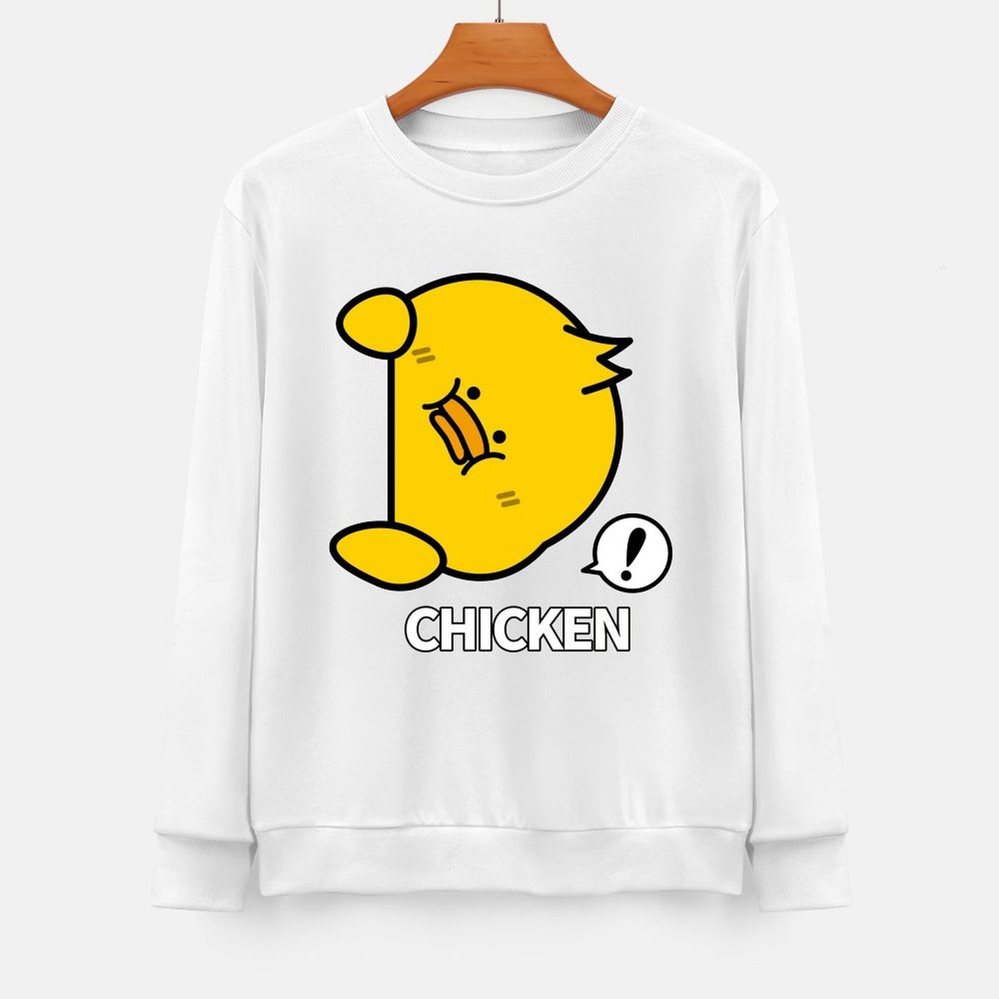 Front Patterned Long Sleeve TopCoreLine Simple