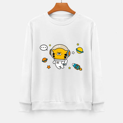 Front Patterned Long Sleeve TopClassicStyle ComfortLine