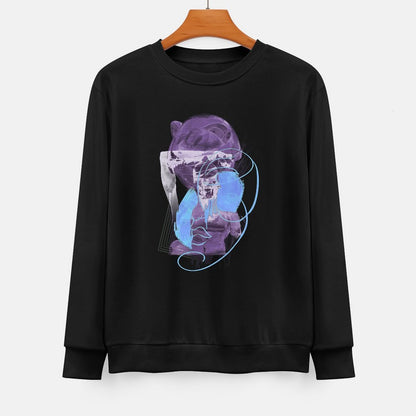 IPIB 250g Crew Neck Long Sleeve Sweatshirt Front GraphicCrew Neck Long Sleeve Sweatshirt6000019-4