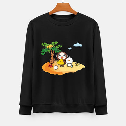  Front Patterned Long Sleeve Top100% Cotton Original