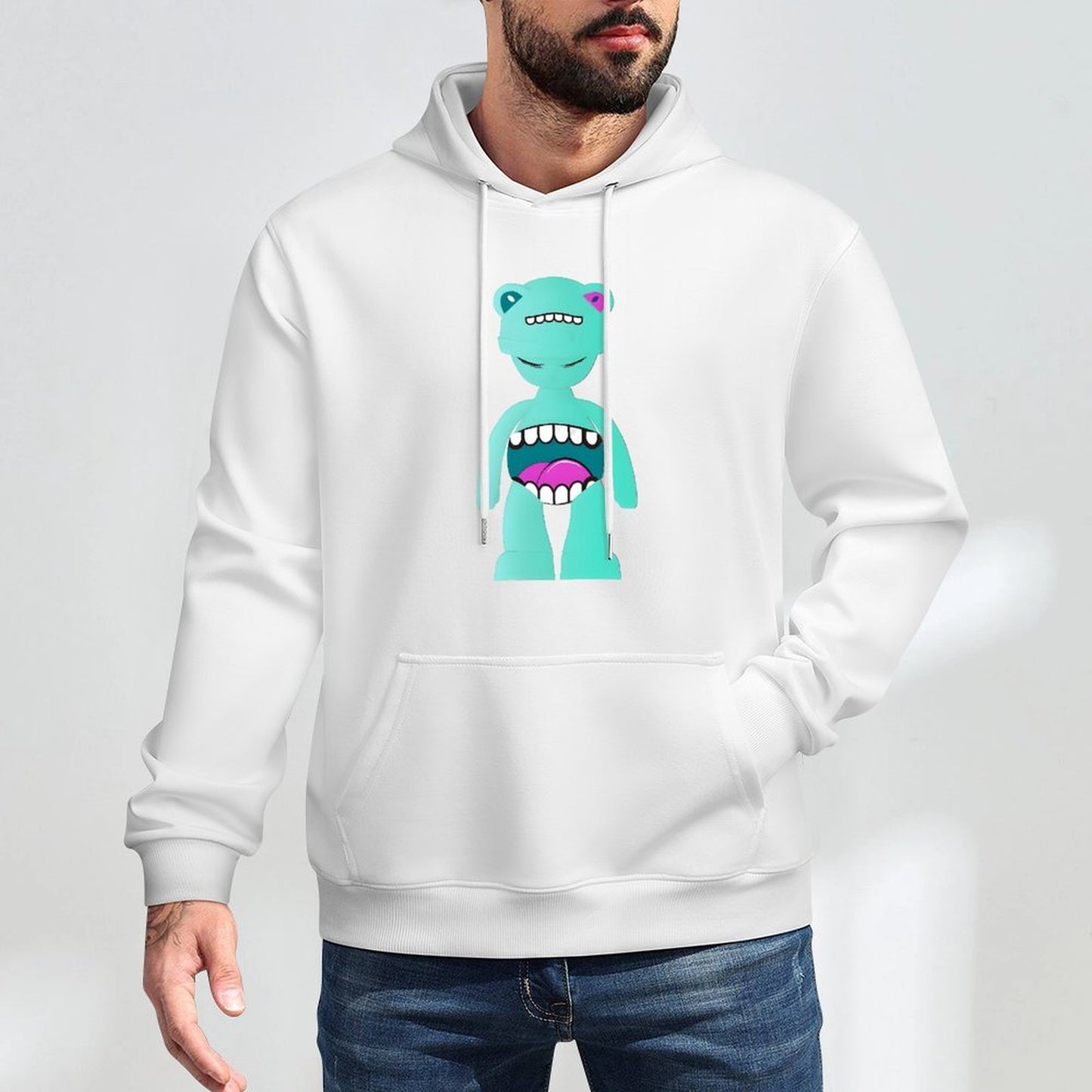 Hoodie Front PatternPlain CleanCut