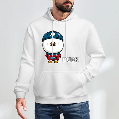 Sleek Basic Front Graphic Hoodies