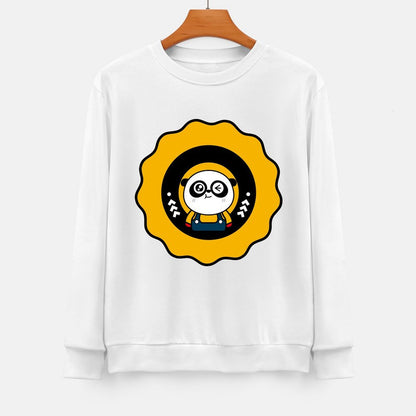 Front Patterned Long Sleeve TopClean Edges High-Quality