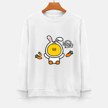 Front Patterned Long Sleeve TopDurable PureStyle