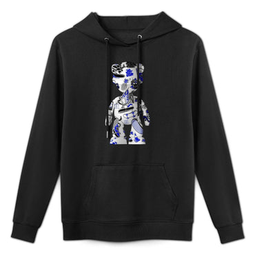 Hoodie Front PatternPrint-Ready Cotton