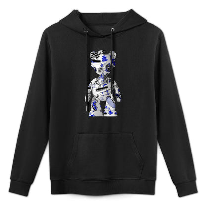 Hoodie Front PatternPrint-Ready Cotton
