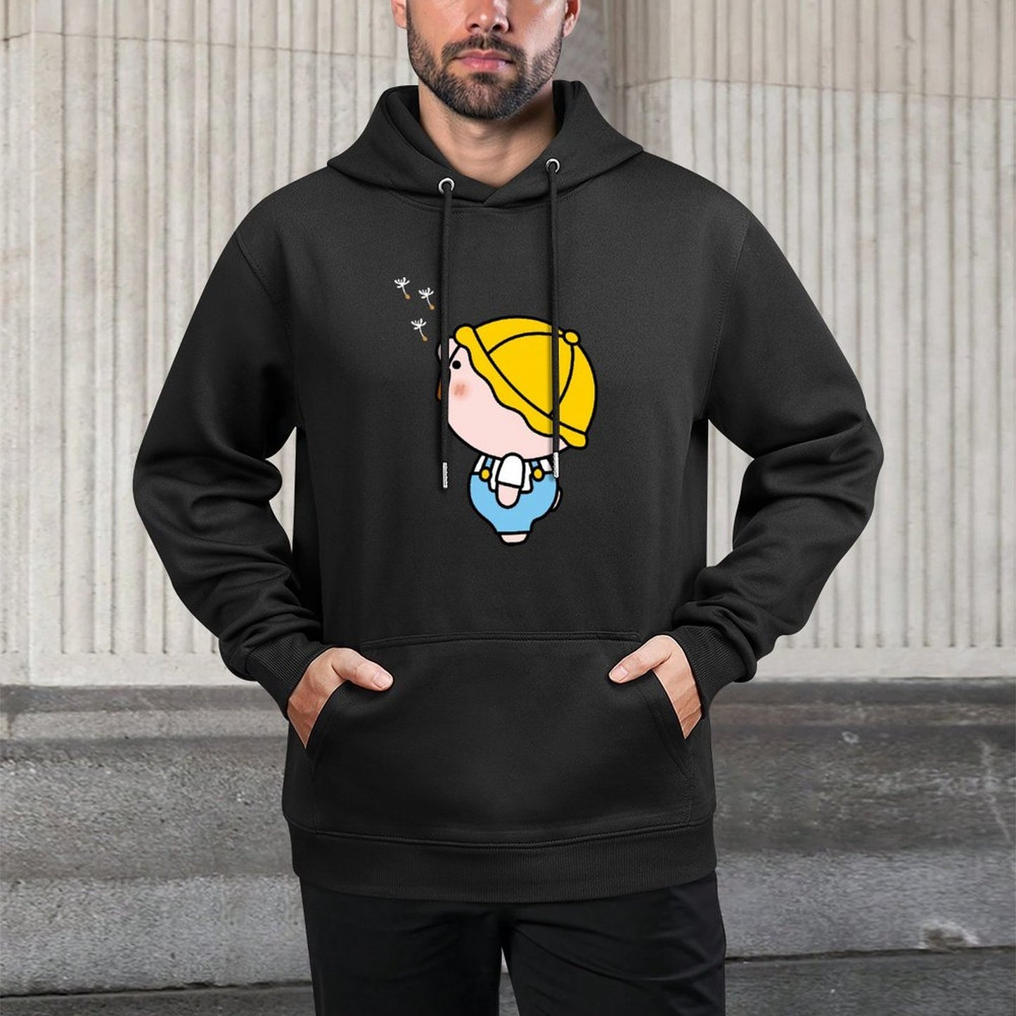 Front Graphic HoodiesPremium Finish Colorfast