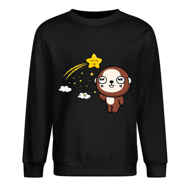 Front Patterned Long Sleeve TopComfort AllDay