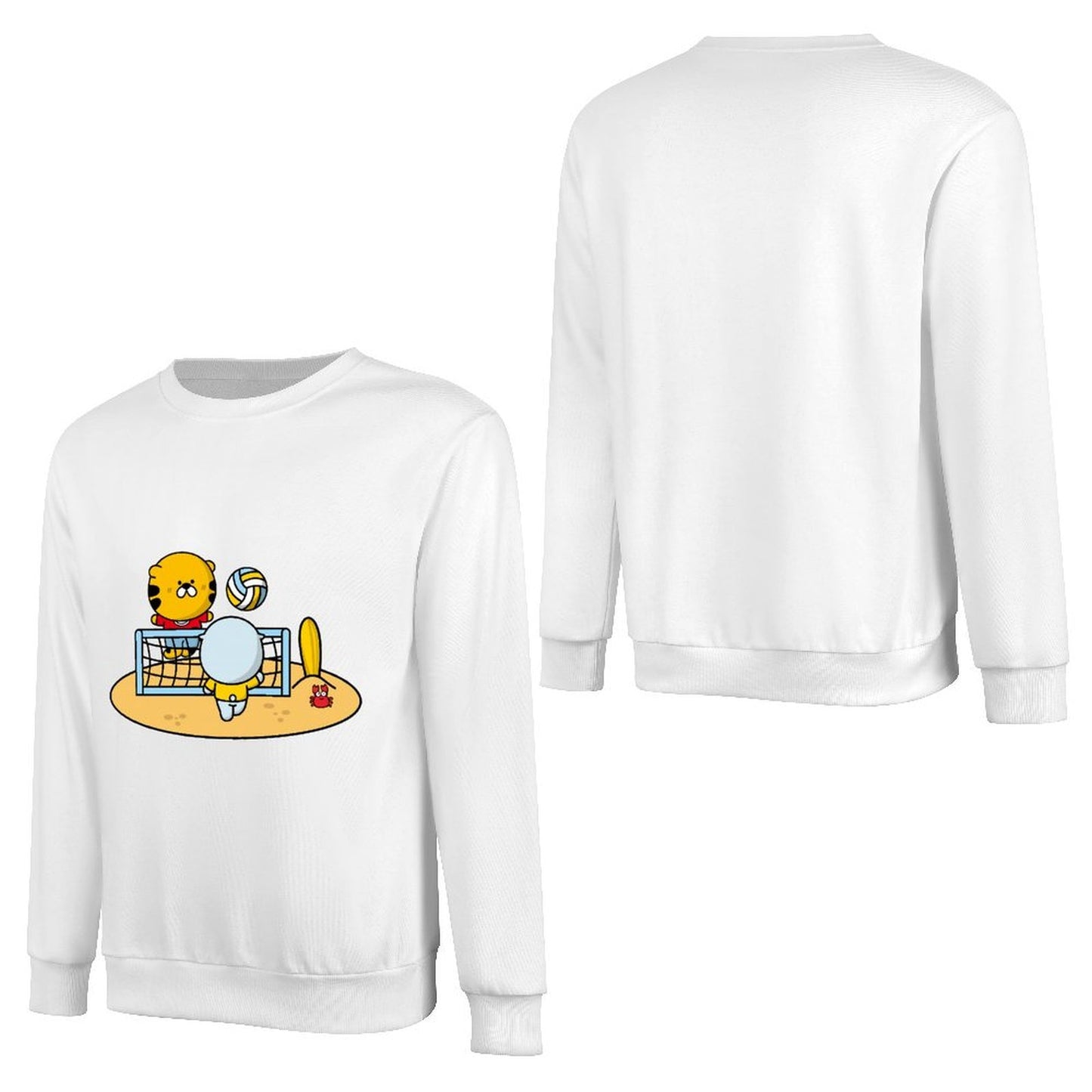 Front Patterned Long Sleeve TopDaily ClassicSeries