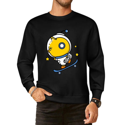 Front Patterned Long Sleeve TopSoftstyle Breathable