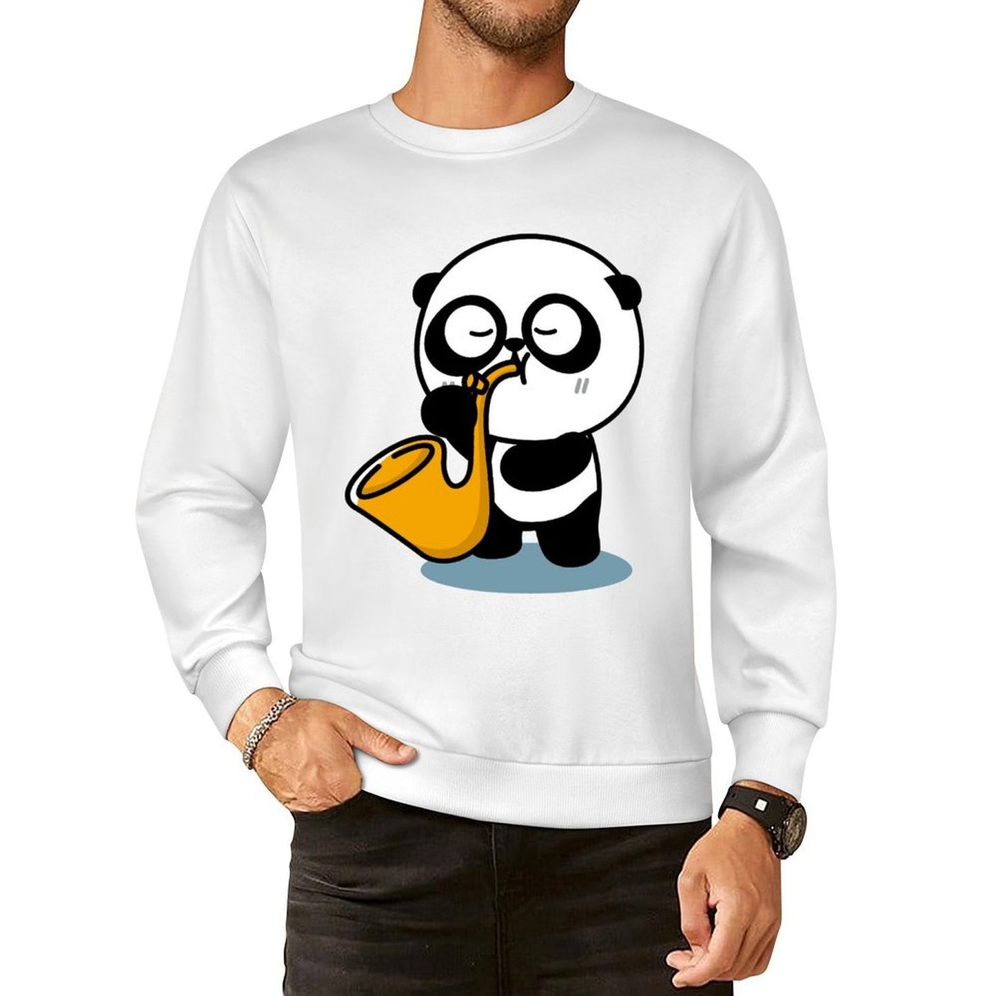 Front Patterned Long Sleeve TopStreet StreetFit