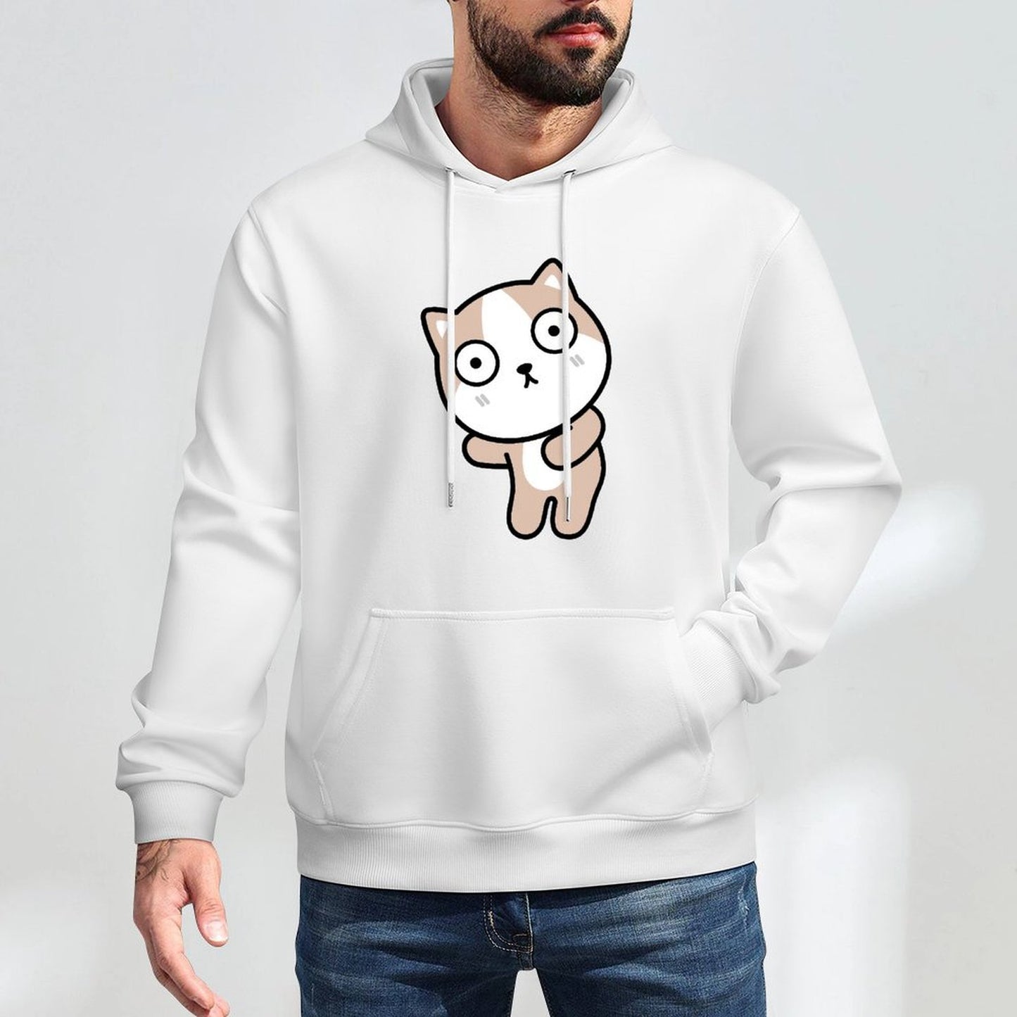 Sharp Edition Front Graphic Hoodies