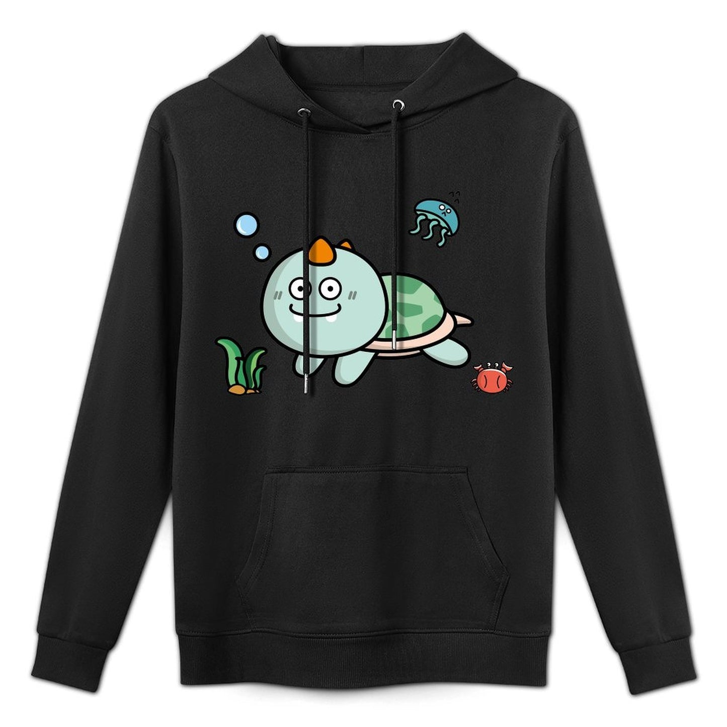 Basic EssentialFit Front Graphic Hoodies