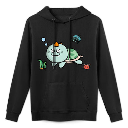 Basic EssentialFit Front Graphic Hoodies