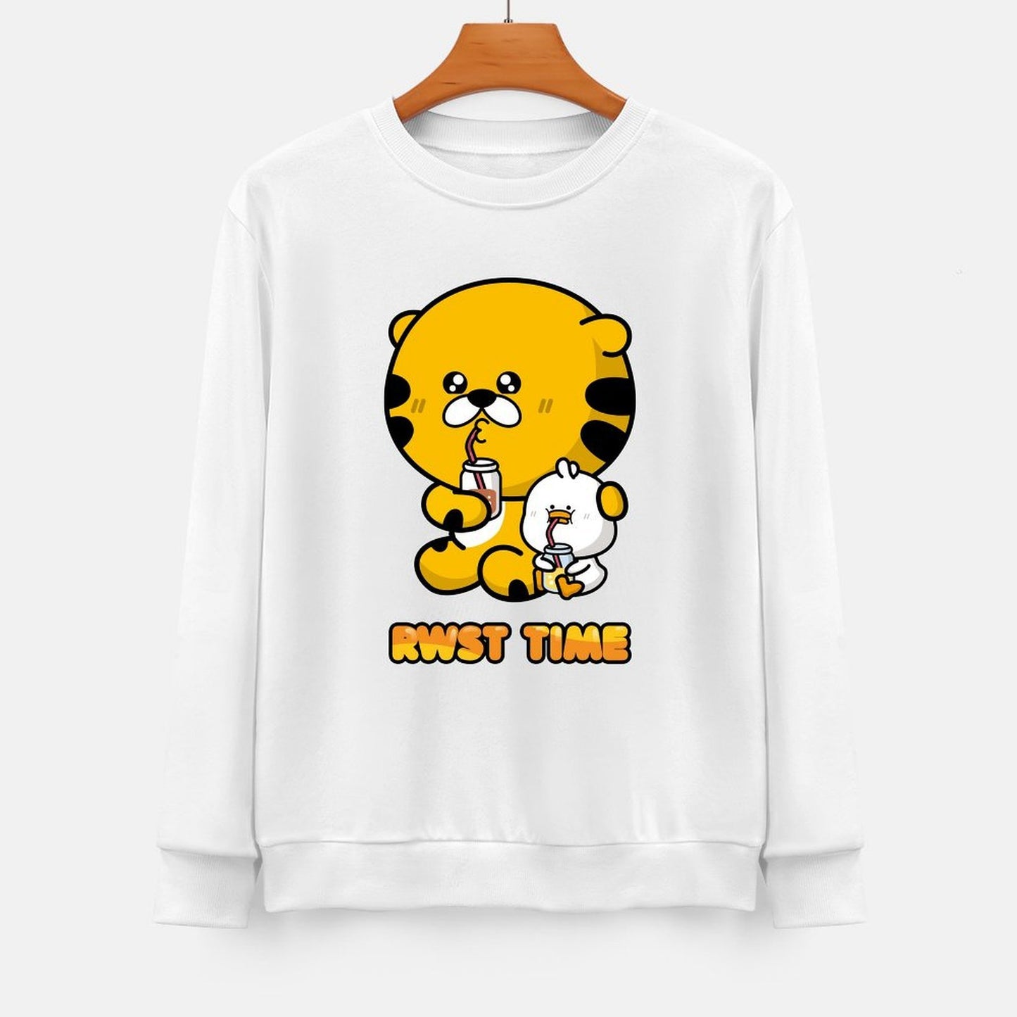 Front Patterned Long Sleeve TopPrinted Long Lasting