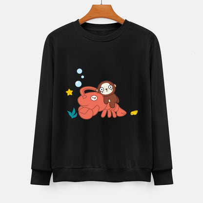  Front Patterned Long Sleeve TopEasy-Care Sharp