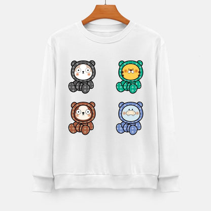 Front Patterned Long Sleeve TopNeutral ActiveLine