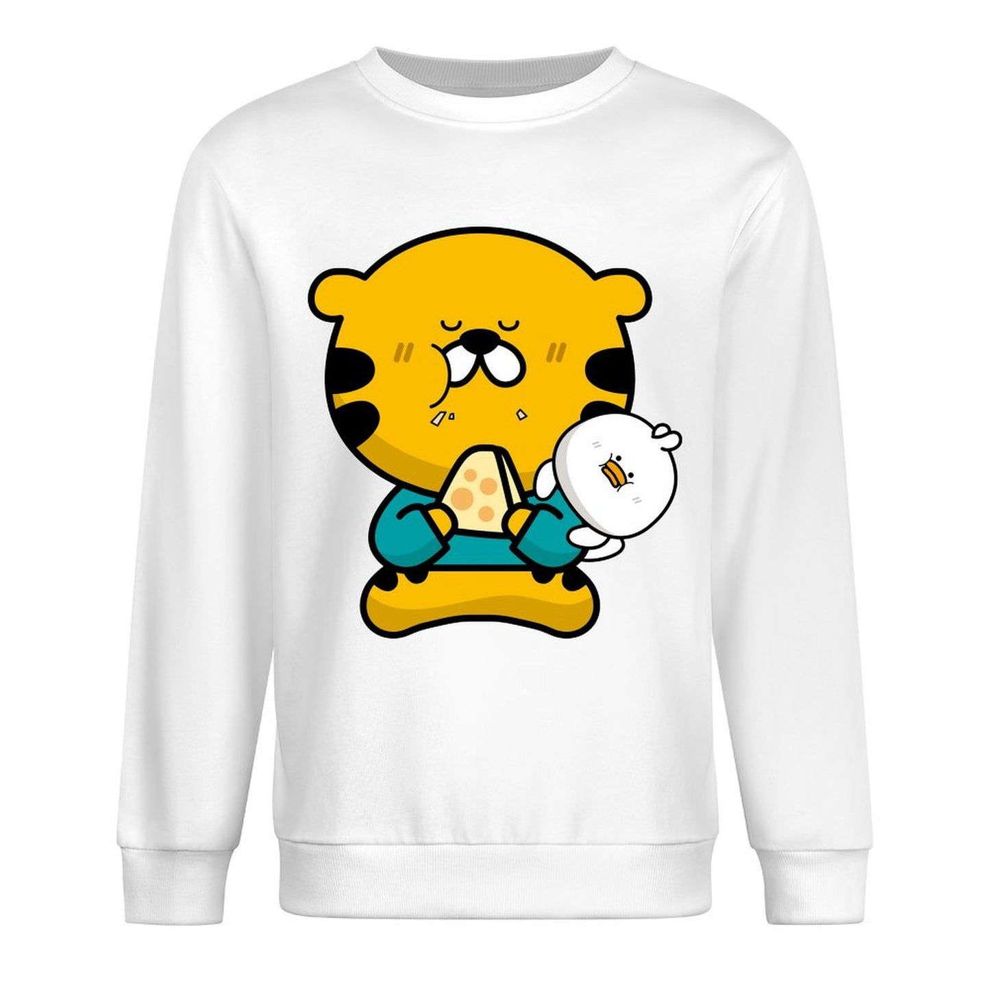 Front Patterned Long Sleeve TopVintage PremiumSeries