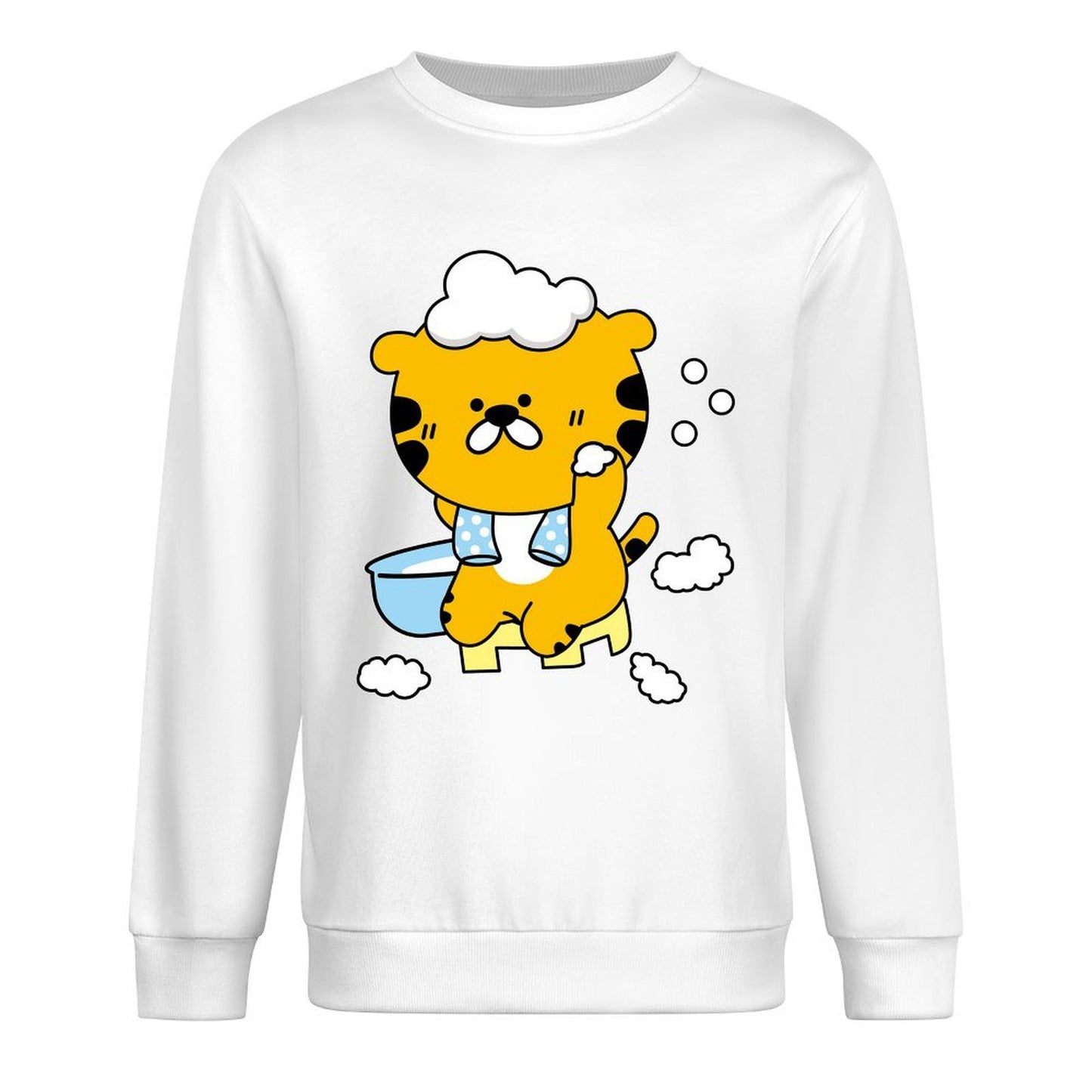 Front Patterned Long Sleeve TopTimelessComfort Fade-Resistant