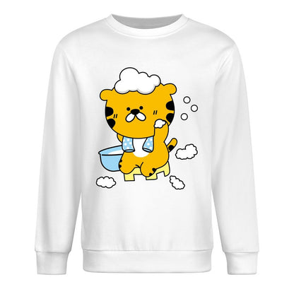 Front Patterned Long Sleeve TopTimelessComfort Fade-Resistant