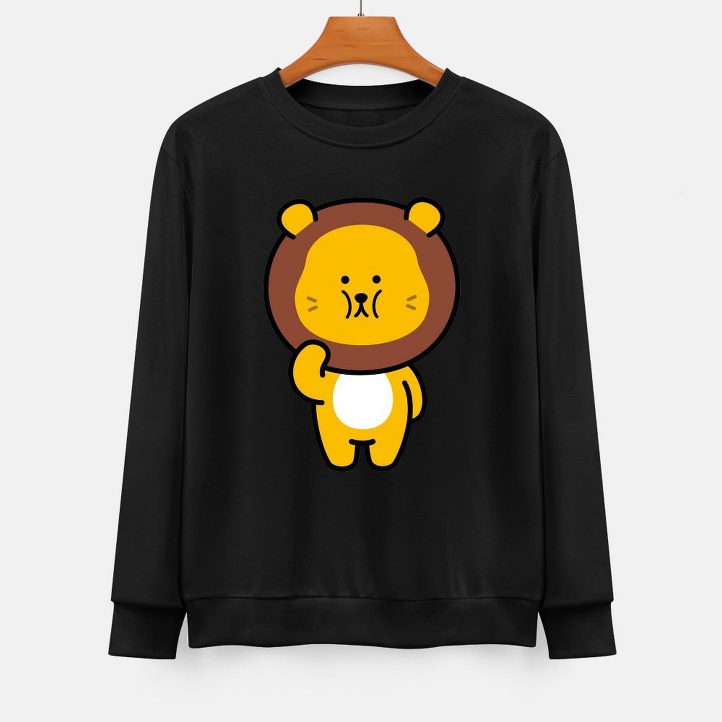  Front Patterned Long Sleeve TopTear-Resistant Lifestyle