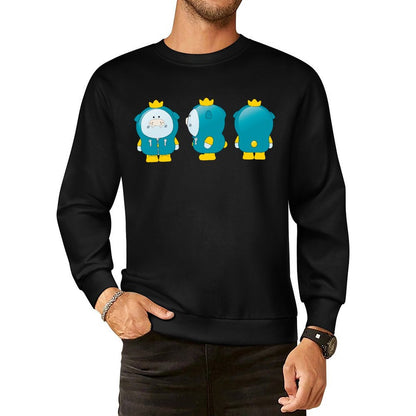 Front Patterned Long Sleeve TopEdition Printed