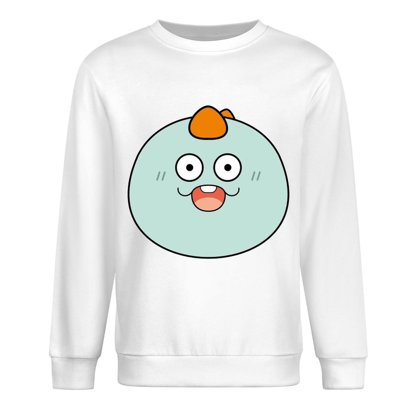 Front Patterned Long Sleeve TopActiveWear Tear-Resistant