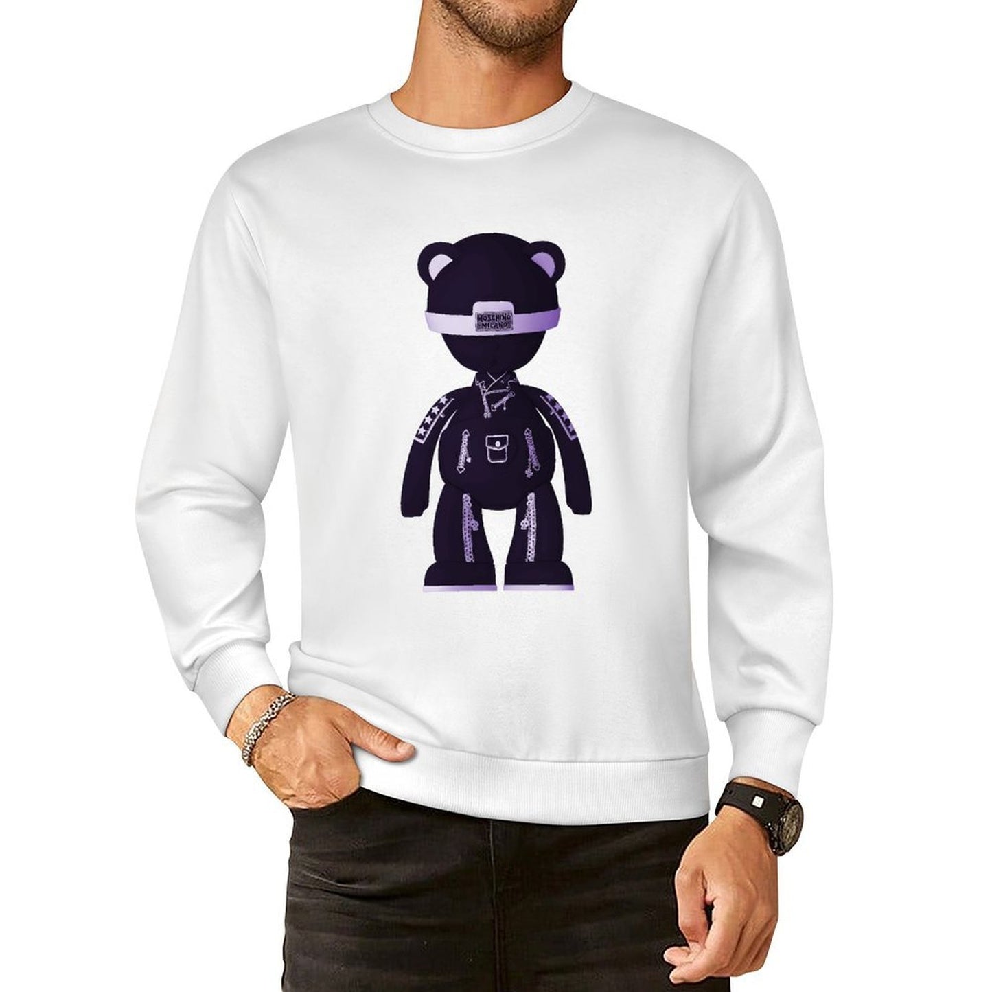 Long Sleeve With Front PatternRelaxed Fit Long Lasting