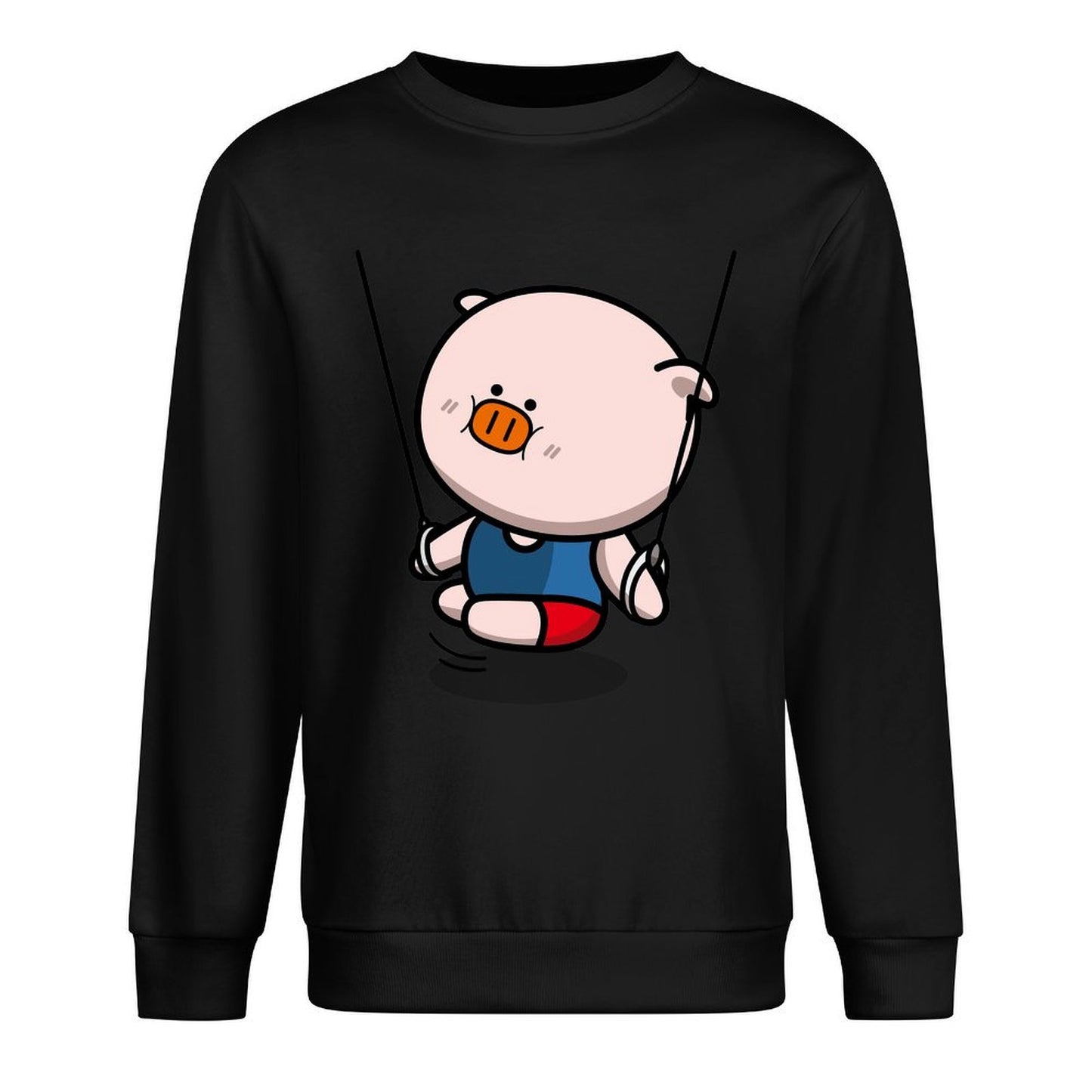 Front Patterned Long Sleeve TopDaily Easy-Care