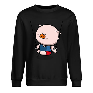 Front Patterned Long Sleeve TopDaily Easy-Care