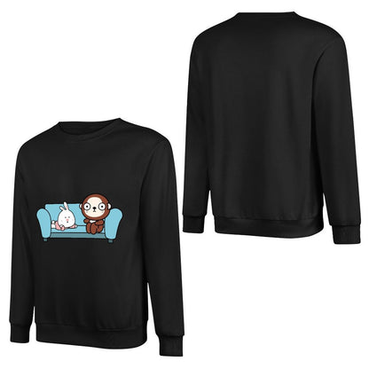 Front Patterned Long Sleeve TopModernFit Eco-Conscious