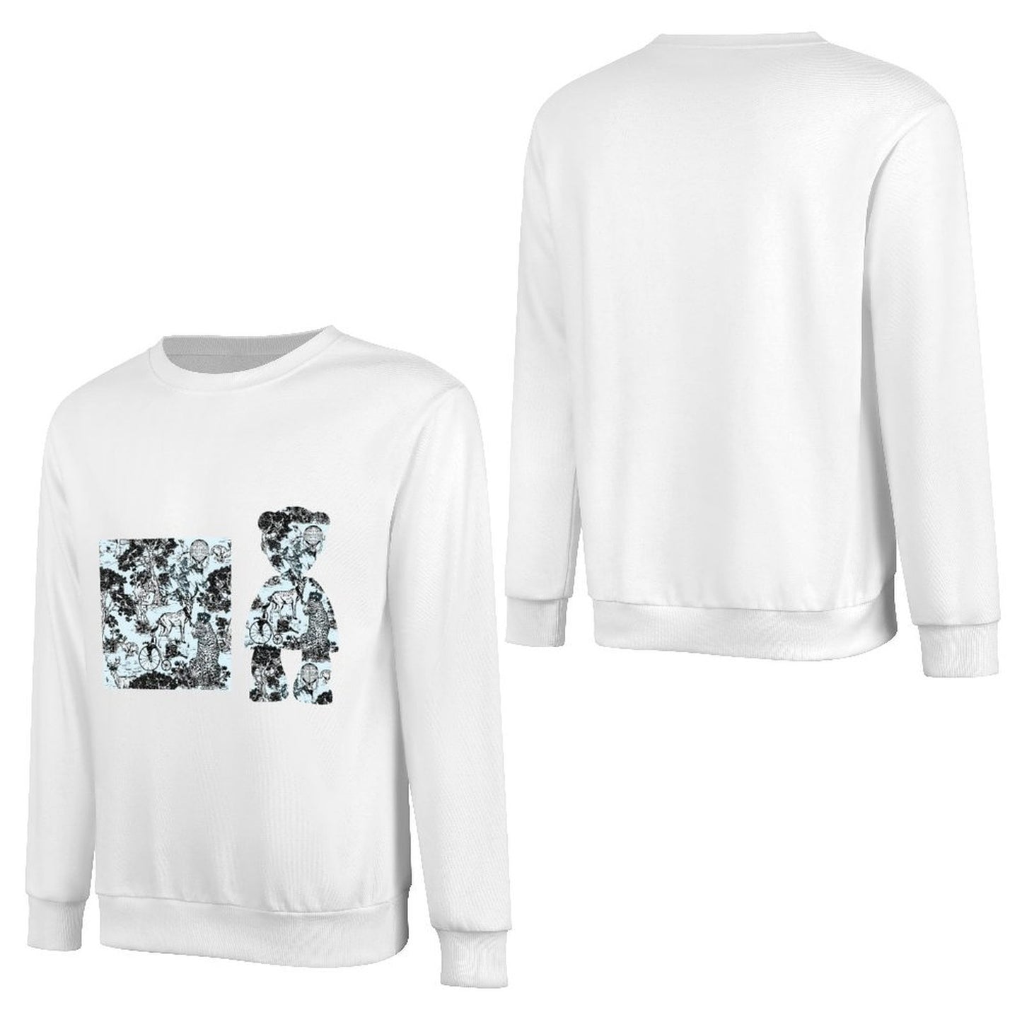 Long Sleeve With Front PatternPureStyle Minimalist