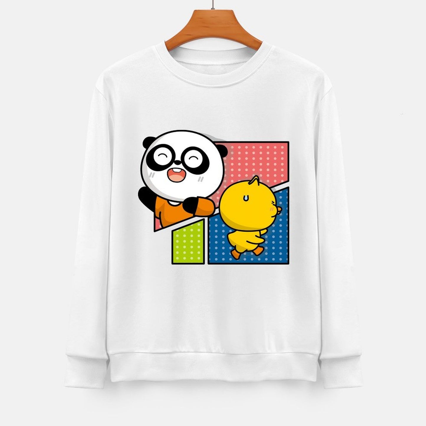 Front Patterned Long Sleeve TopSeries Printing