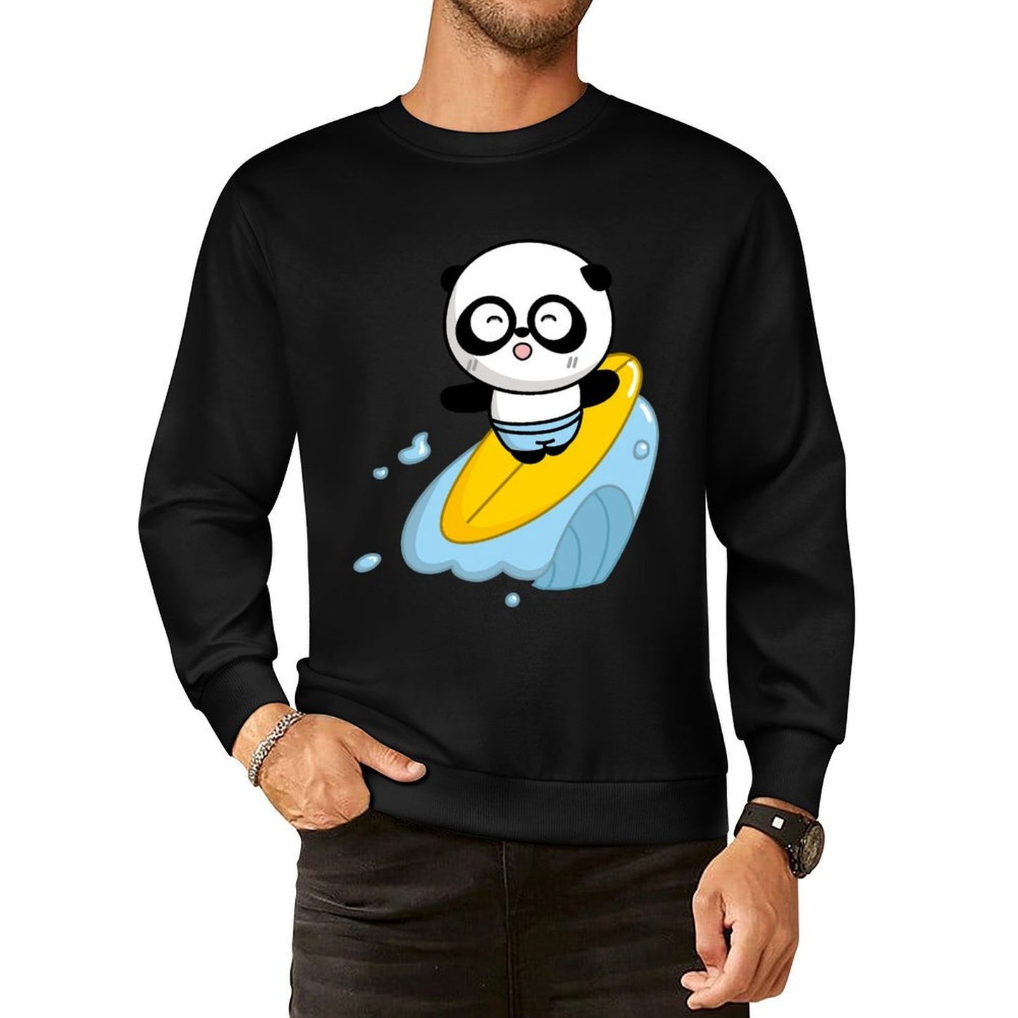 Front Patterned Long Sleeve TopStreet CoreLine