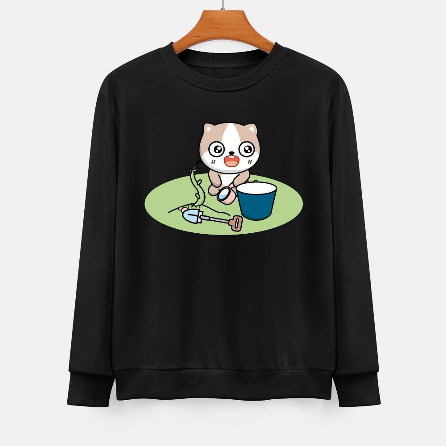 Front Patterned Long Sleeve TopSmooth Outdoor