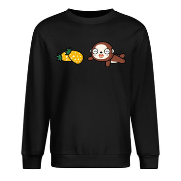 Front Patterned Long Sleeve TopSignature Double-Stitched