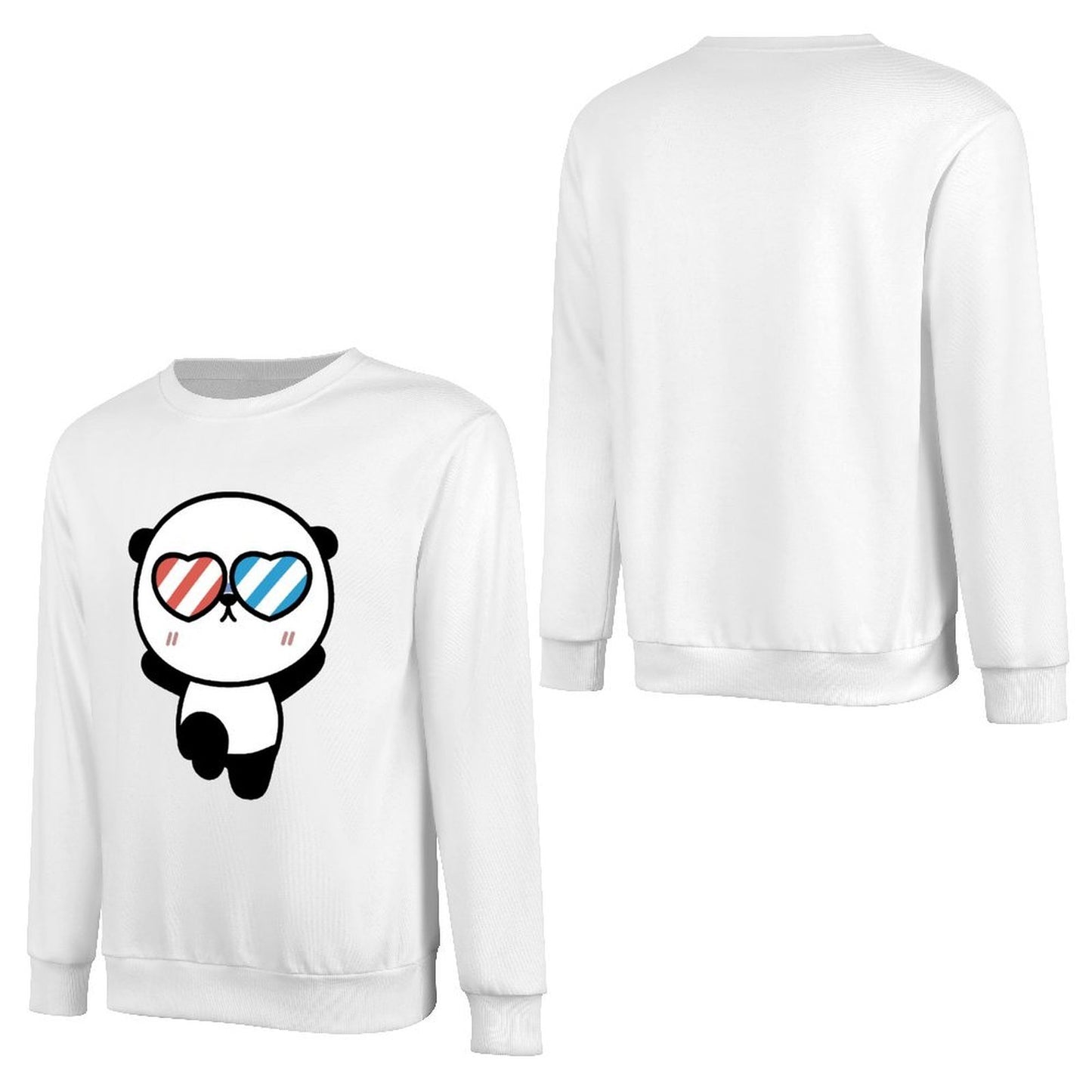 Front Patterned Long Sleeve TopLifestyle Double-Stitched