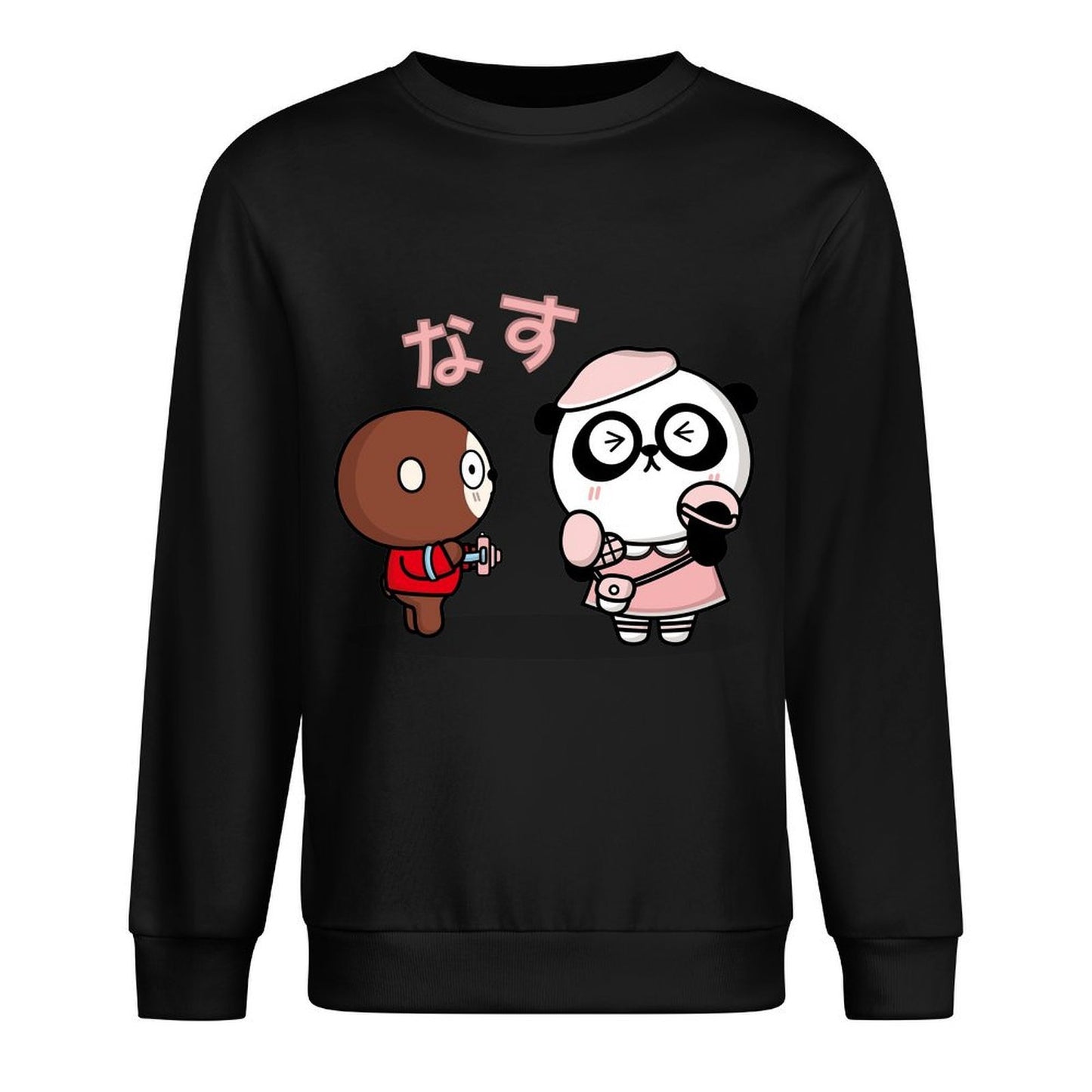 Front Patterned Long Sleeve TopSoftFeel RegularFit