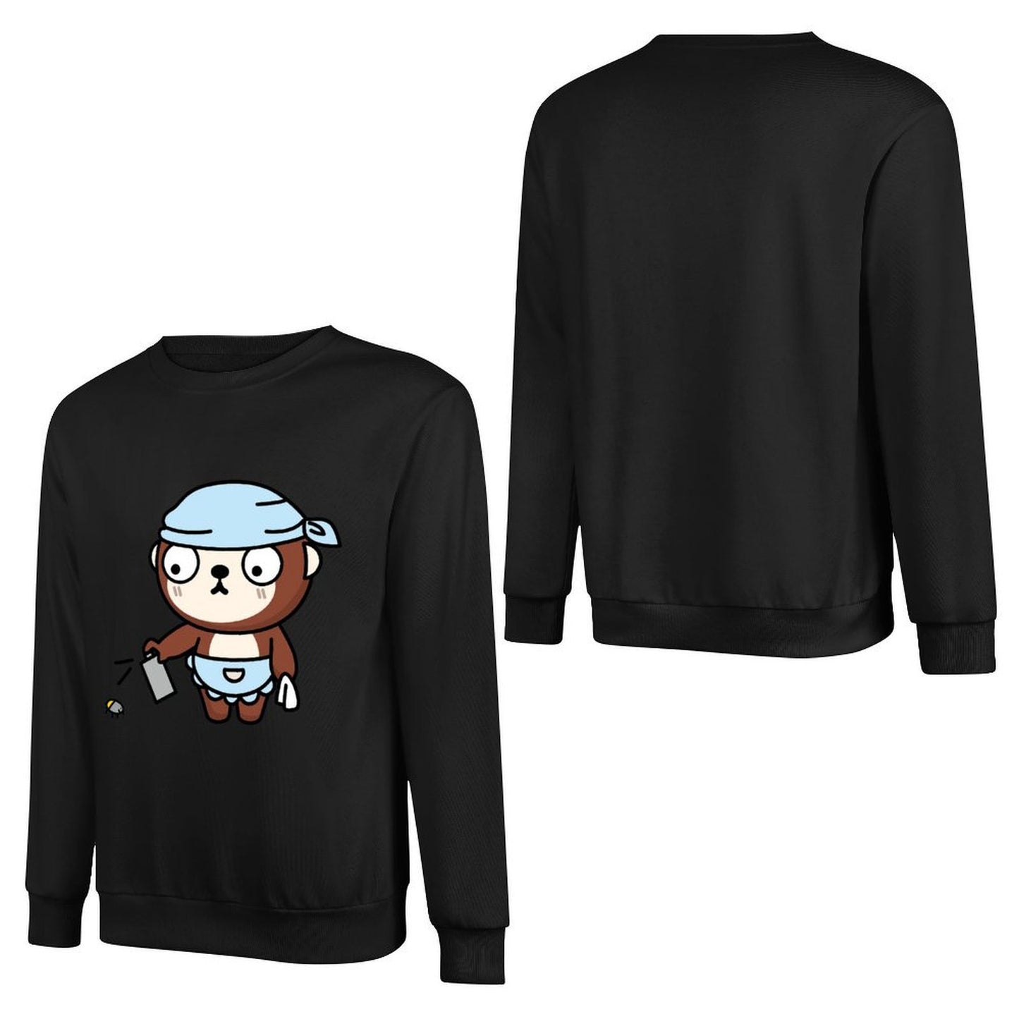 IPBR 250g Crew Neck Long Sleeve Sweatshirt Front GraphicCrew Neck Long Sleeve Sweatshirt4000225